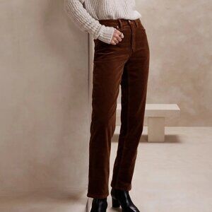 Banana Republic Brown Straight Leg Corduroys